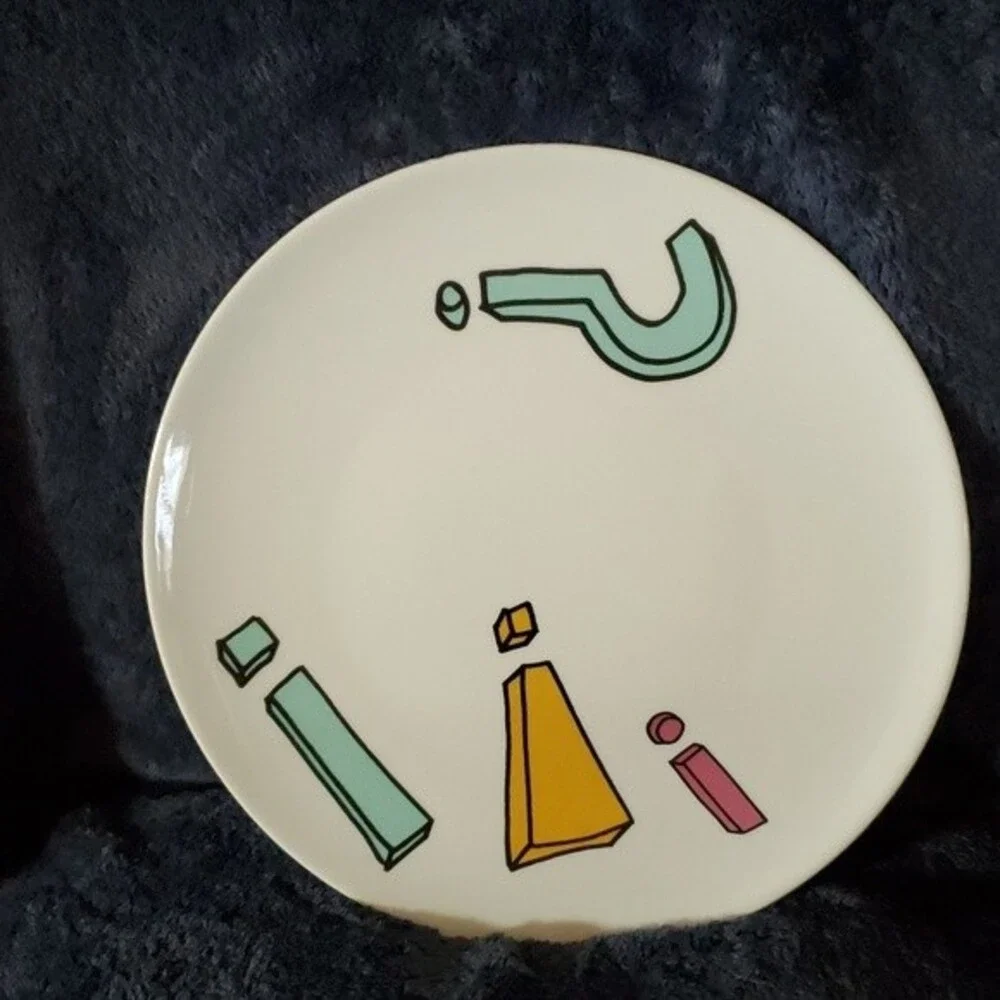 Ikea Dinner Plate - Symbols: Exclamation and  Question Marks #2